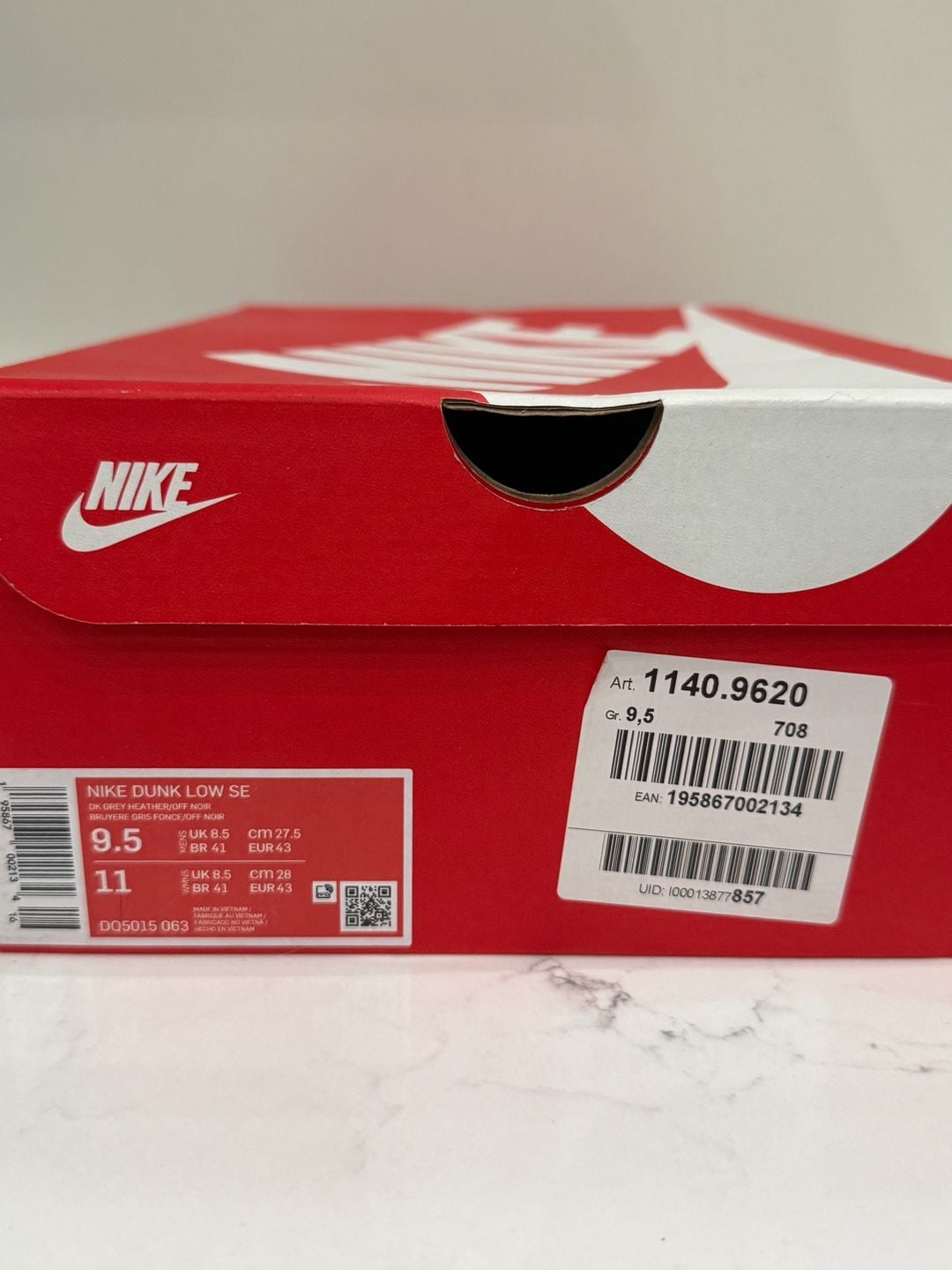 Nike Dunk Low SE Copy Paste Dark Grey Heather Off Noir 10