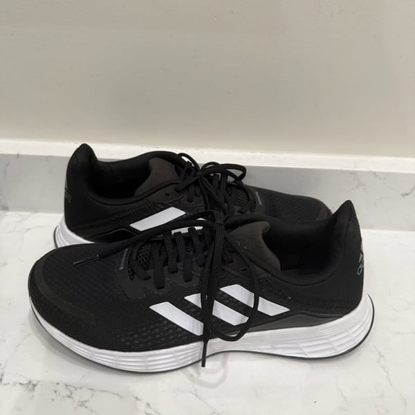 adidas Duramo SL Black/White Running Shoes Men's Size 8 (FV8786)