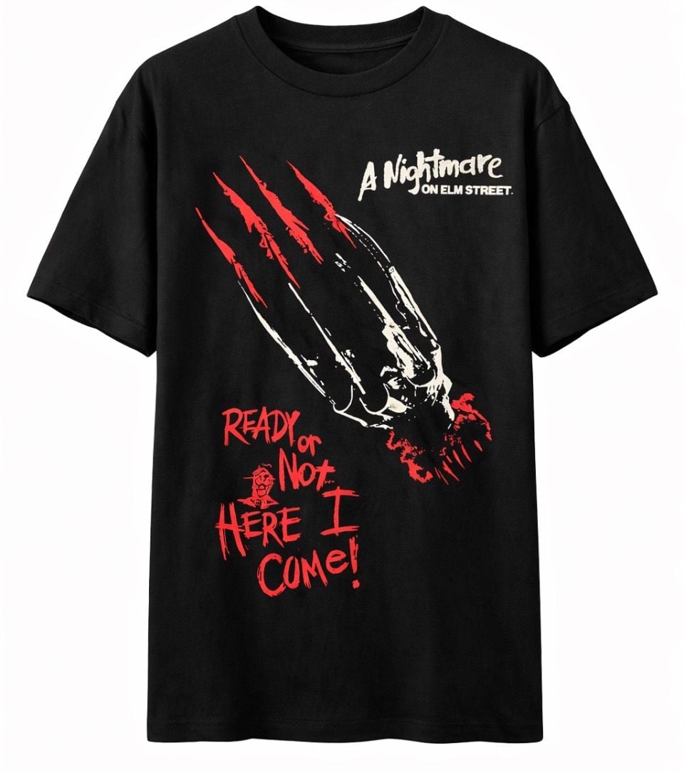 A Nightmare on Elm Street Freddy's Glove Ready or Not Graphic T-Shirt 2