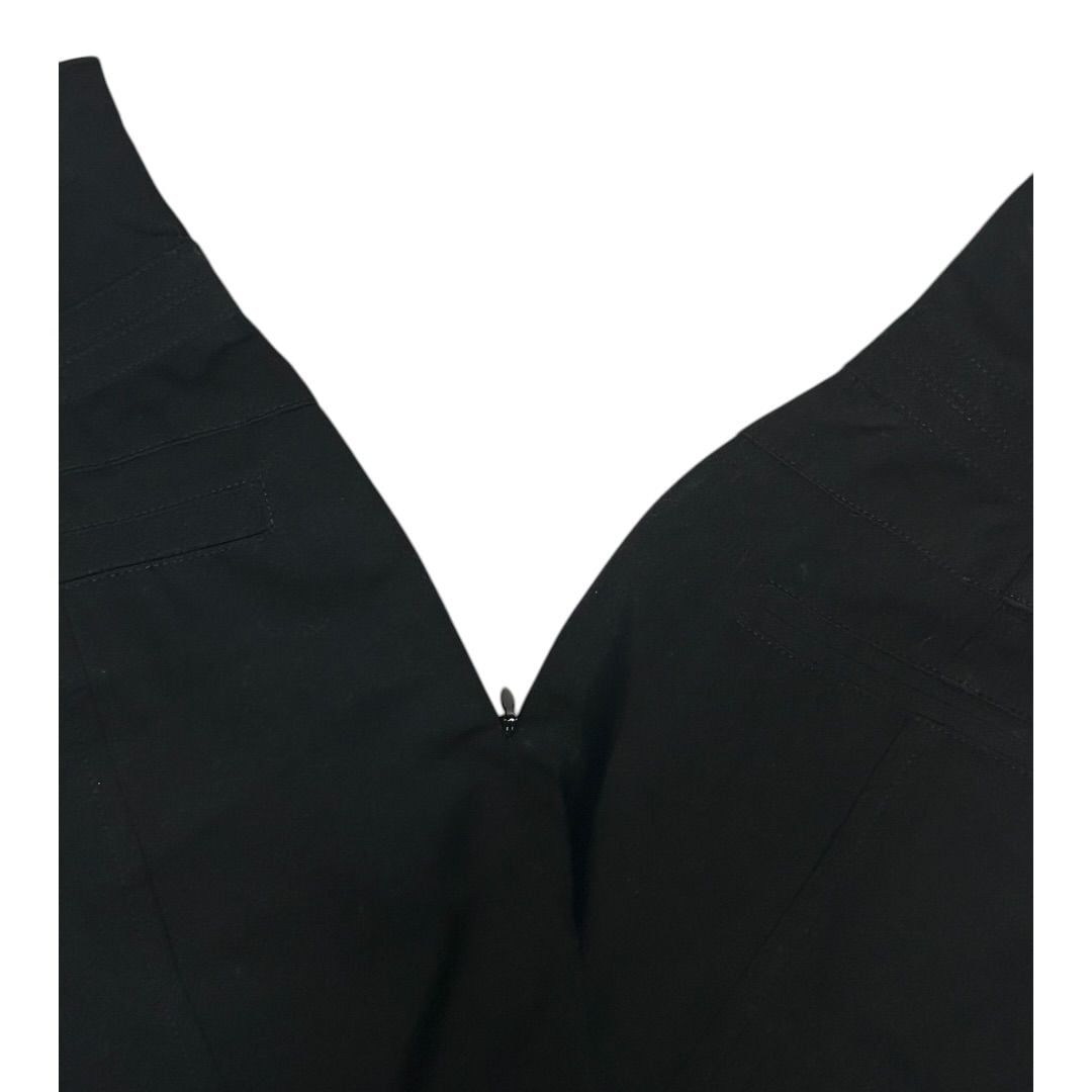 💟Worthington Black High Waisted Pencil Skirt with Black Buckle Detail Size 8 11
