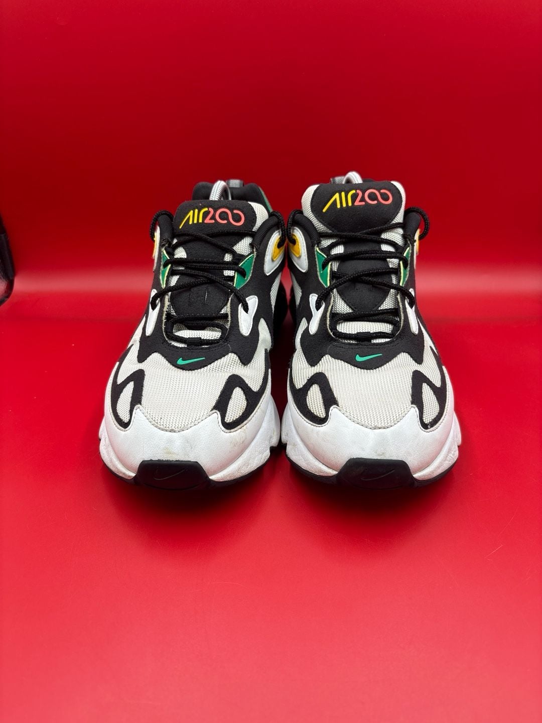 Nike Air Max 200 Rasta White/Black-Bright Crimson (AQ2568-101) 3