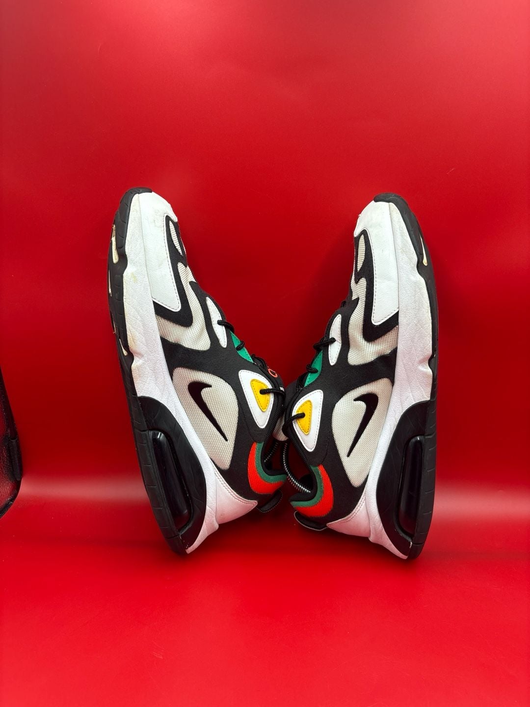 Nike Air Max 200 Rasta White/Black-Bright Crimson (AQ2568-101) 8