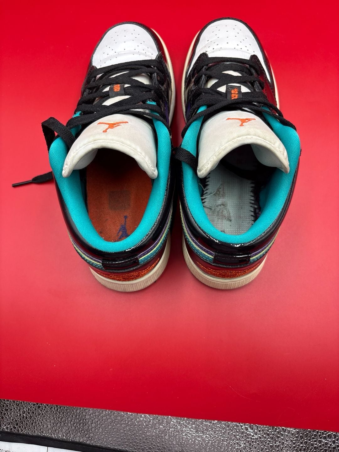 Air Jordan 1 Low GS Black Court Purple Turbo Green 553560-035 8
