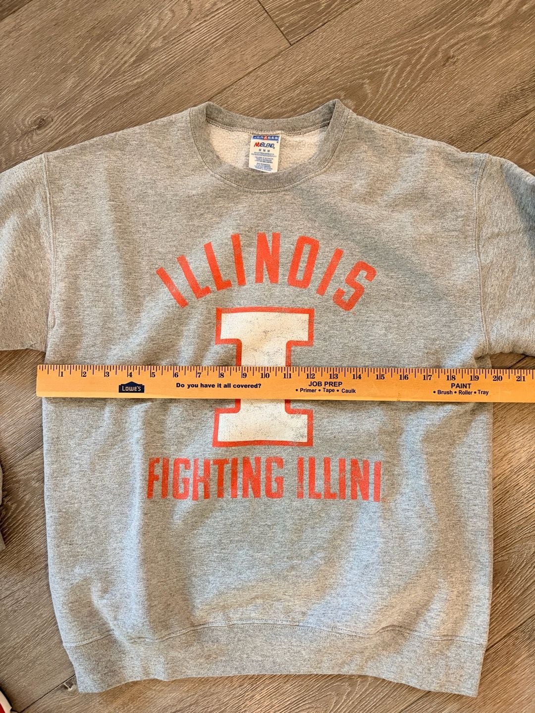 Vintage University of Illinois Fighting Illini Jerzees Nublend Crewneck Sweatshirt 3