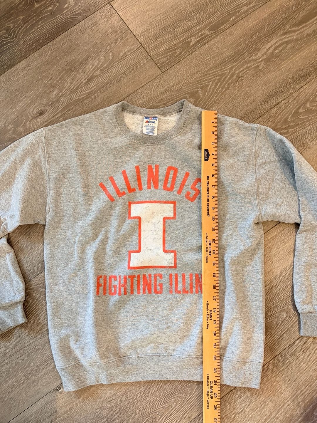 Vintage University of Illinois Fighting Illini Jerzees Nublend Crewneck Sweatshirt 4