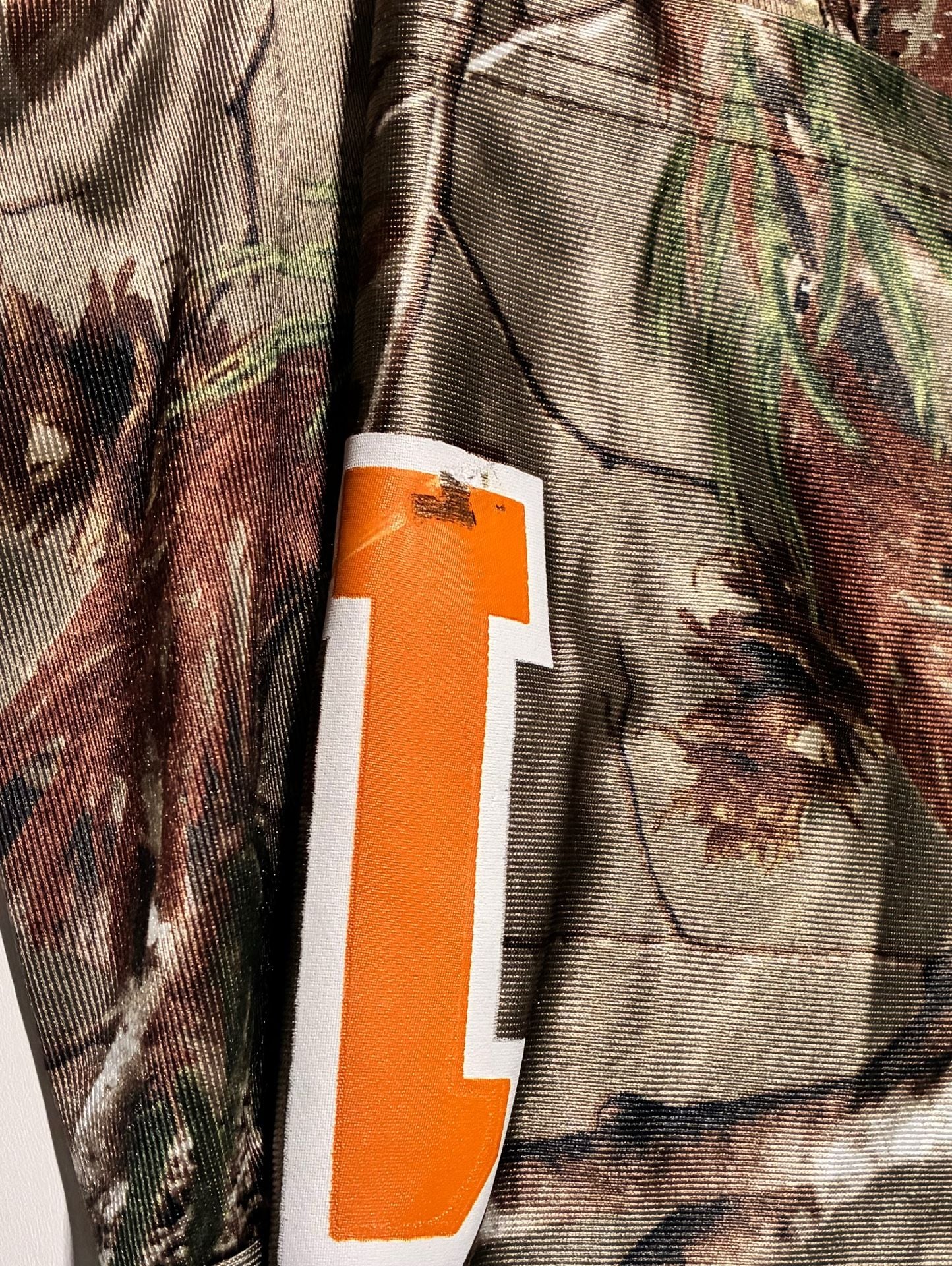 G. Willie Haunted Starbucks Shoplifter Real Tree Camo Mesh Football Jersey 6