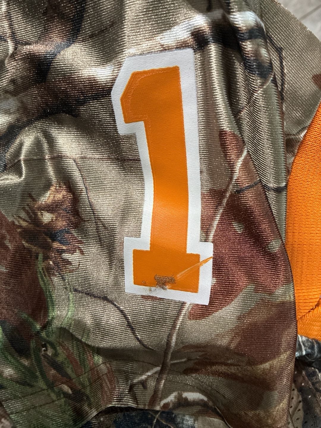 G. Willie Haunted Starbucks Shoplifter Real Tree Camo Mesh Football Jersey 10