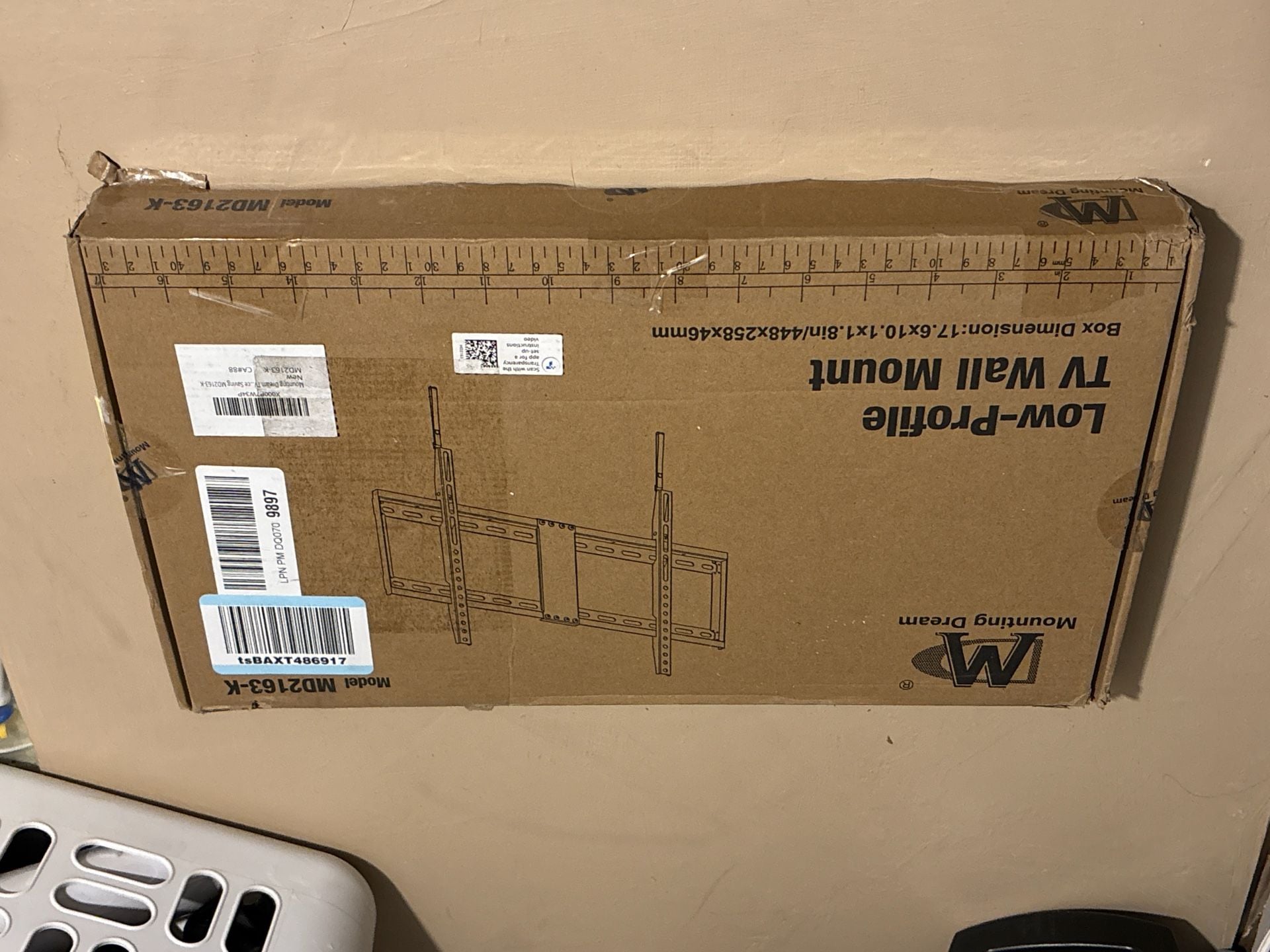 Mounting Dream Low-Profile TV Wall Mount for 42-70 Inch TVs, Model MD2163-K 1