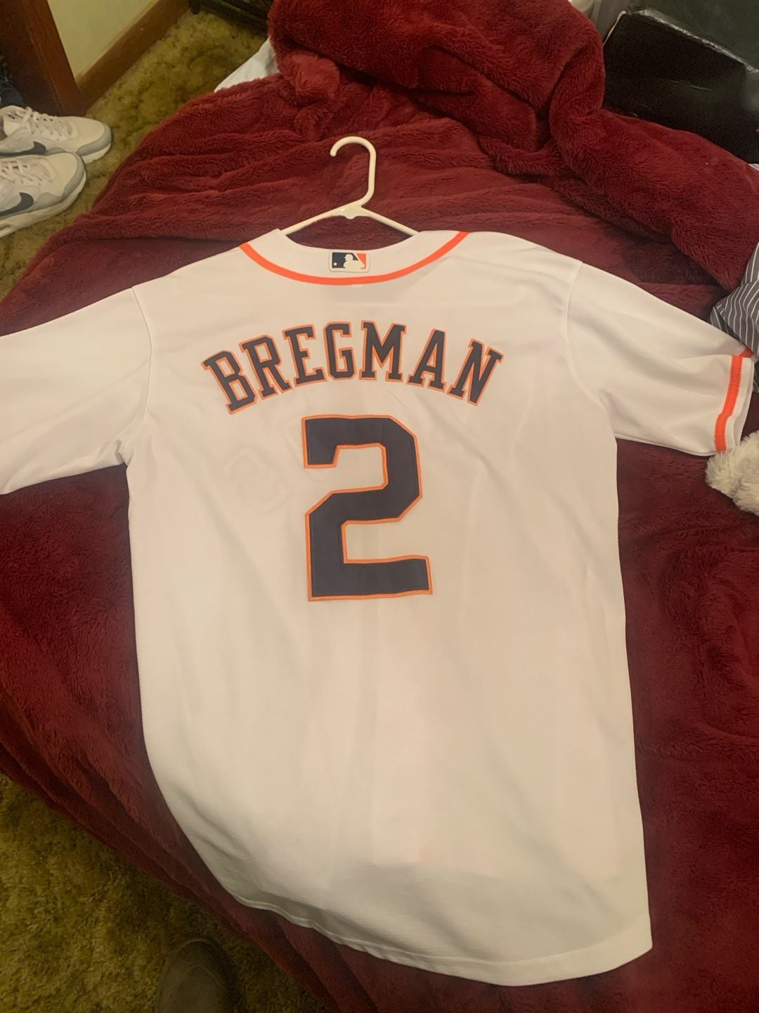 Alex Bregman Houston Astros Majestic White Home Cool Base Player Jersey - Size Large 2