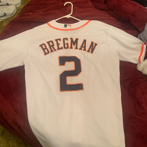 Alex Bregman Houston Astros Majestic White Home Cool Base Player Jersey - Size Large