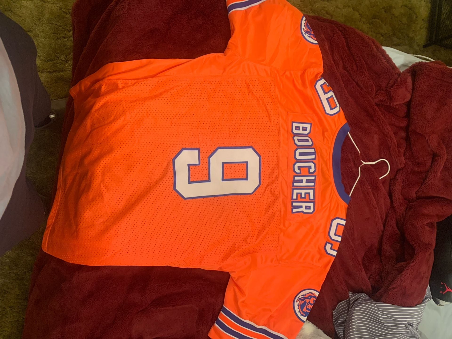 Bobby Boucher #9 SCLSU Mud Dogs The Waterboy Football Jersey XL 3