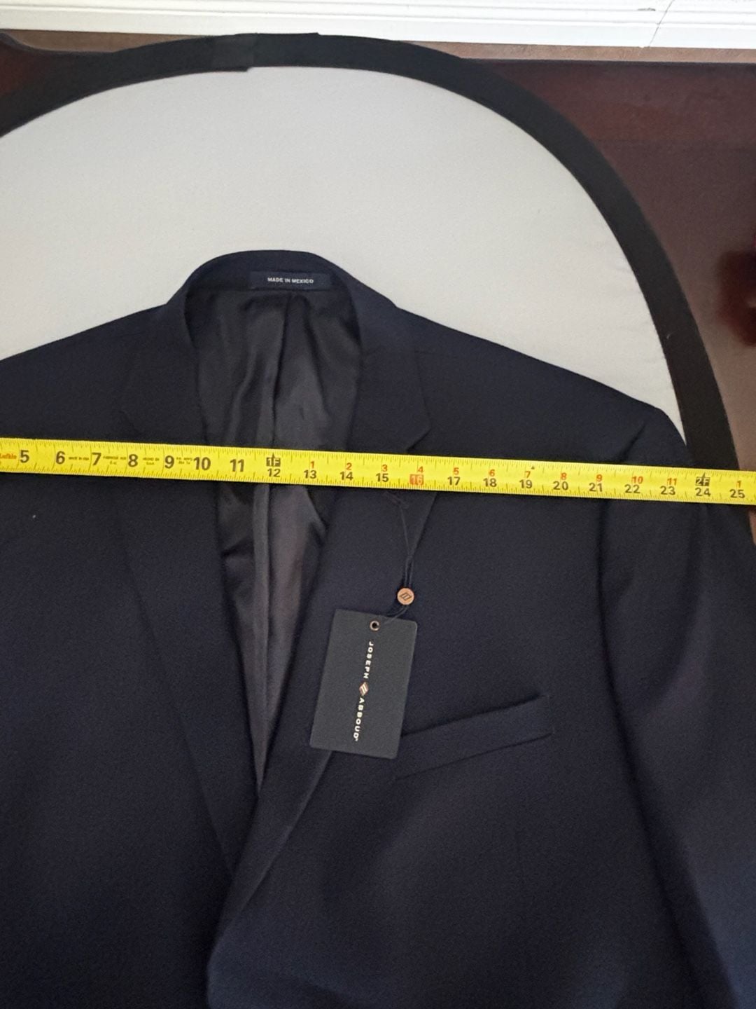 Joseph Abboud Classic Fit Stretch Separates Navy Blue Wool Blend Suit 8