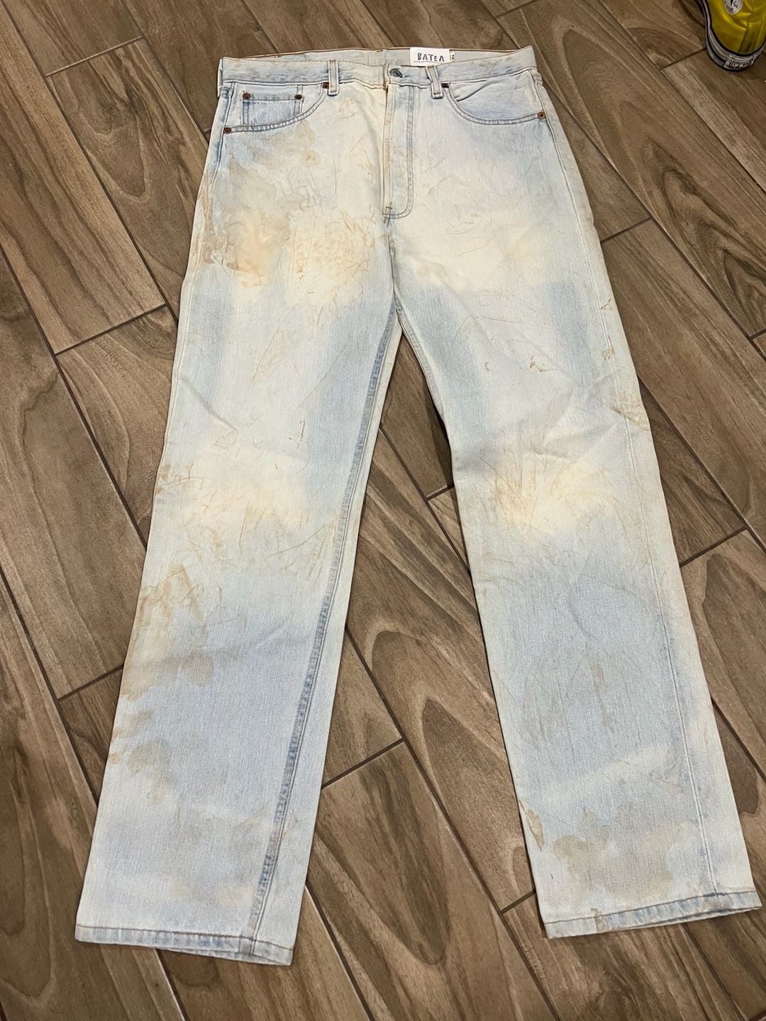 NWT Vintage 1994 Levi's 501 Original Button Fly Jeans Deadstock Irregular 34x32 Made in USA 4