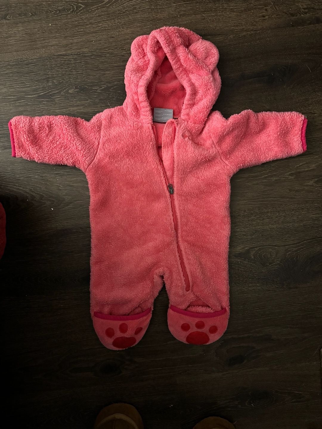 Columbia Tiny Bear II Fleece Bunting Baby Hooded Pram 0-3 Months Pink 1