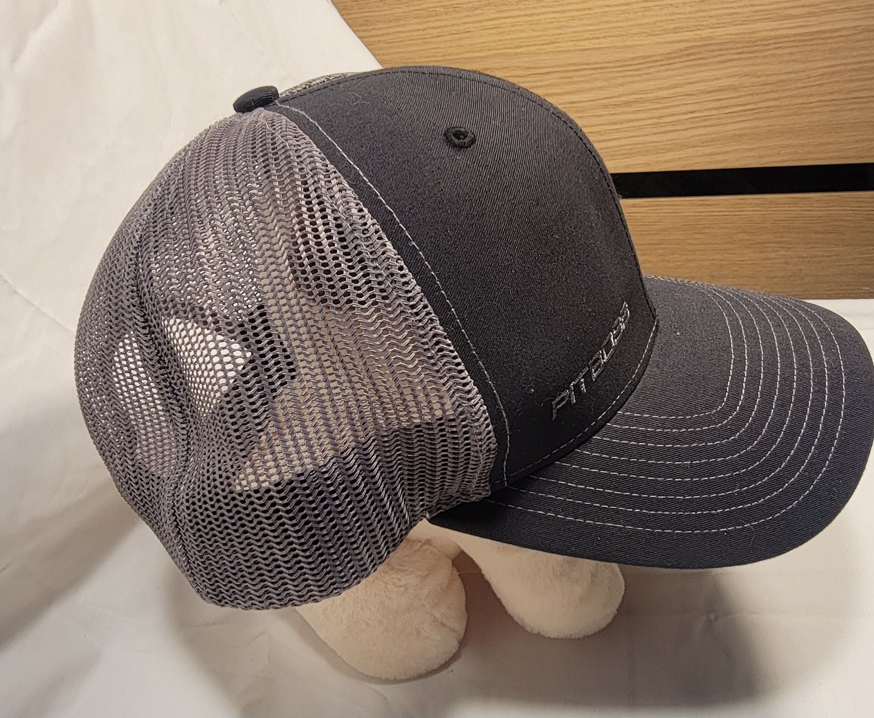 Pit Boss Black and Grey Richardson Style 112 Trucker Snapback Hat 5