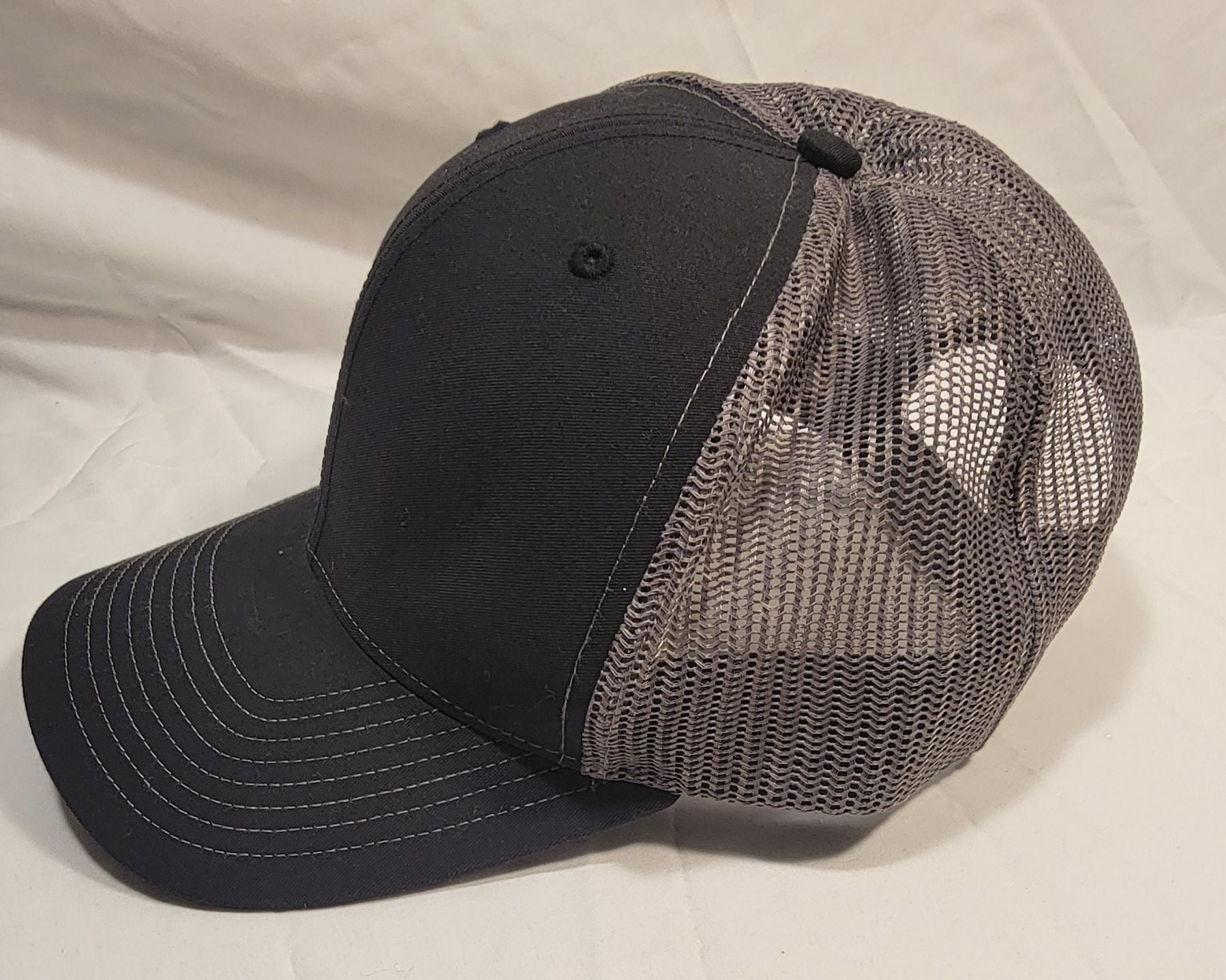 Pit Boss Black and Grey Richardson Style 112 Trucker Snapback Hat 9