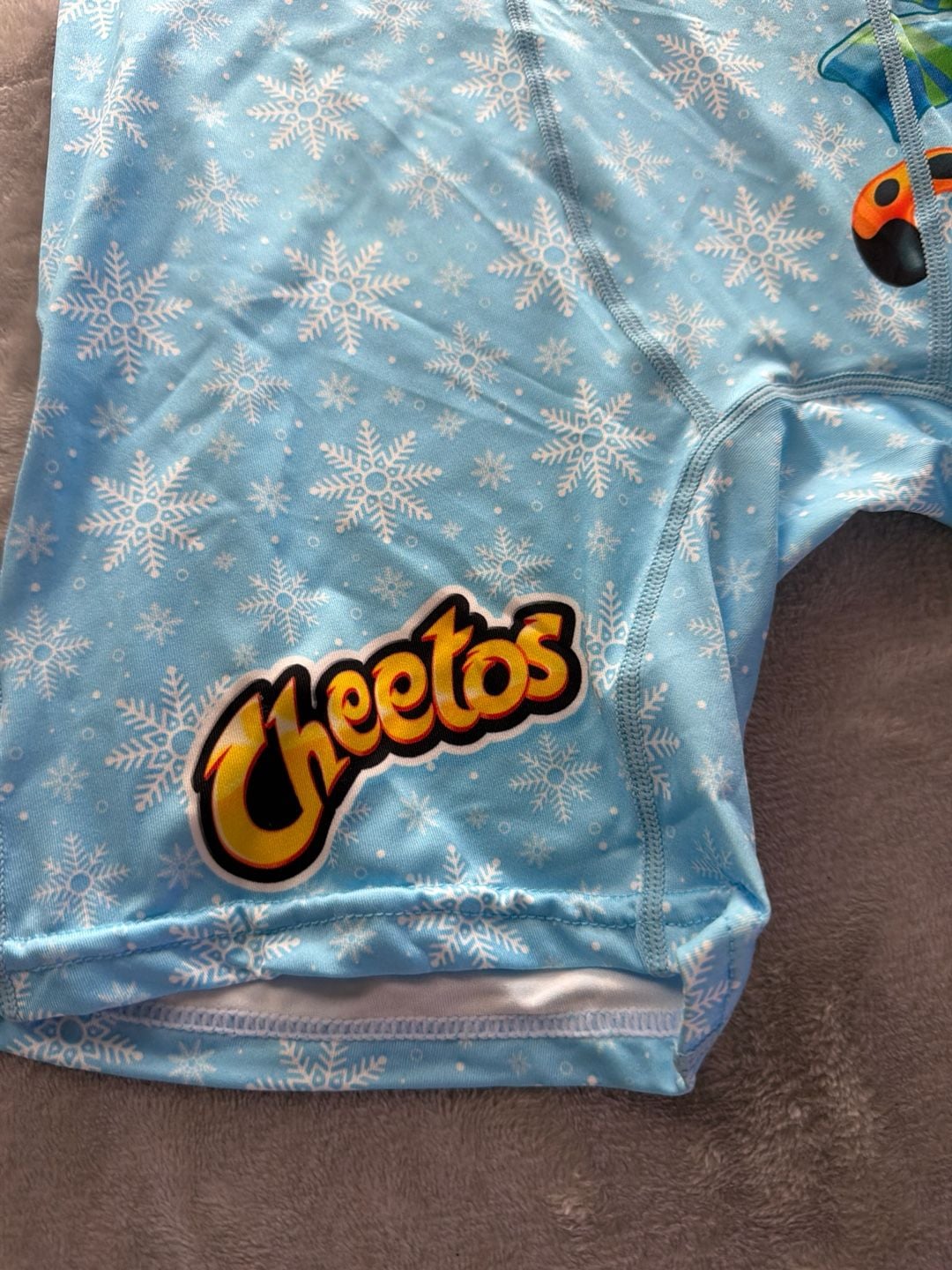 Odd Sox x Cheetos Chester Cheetah Winter Snowflake Boxer Briefs 2