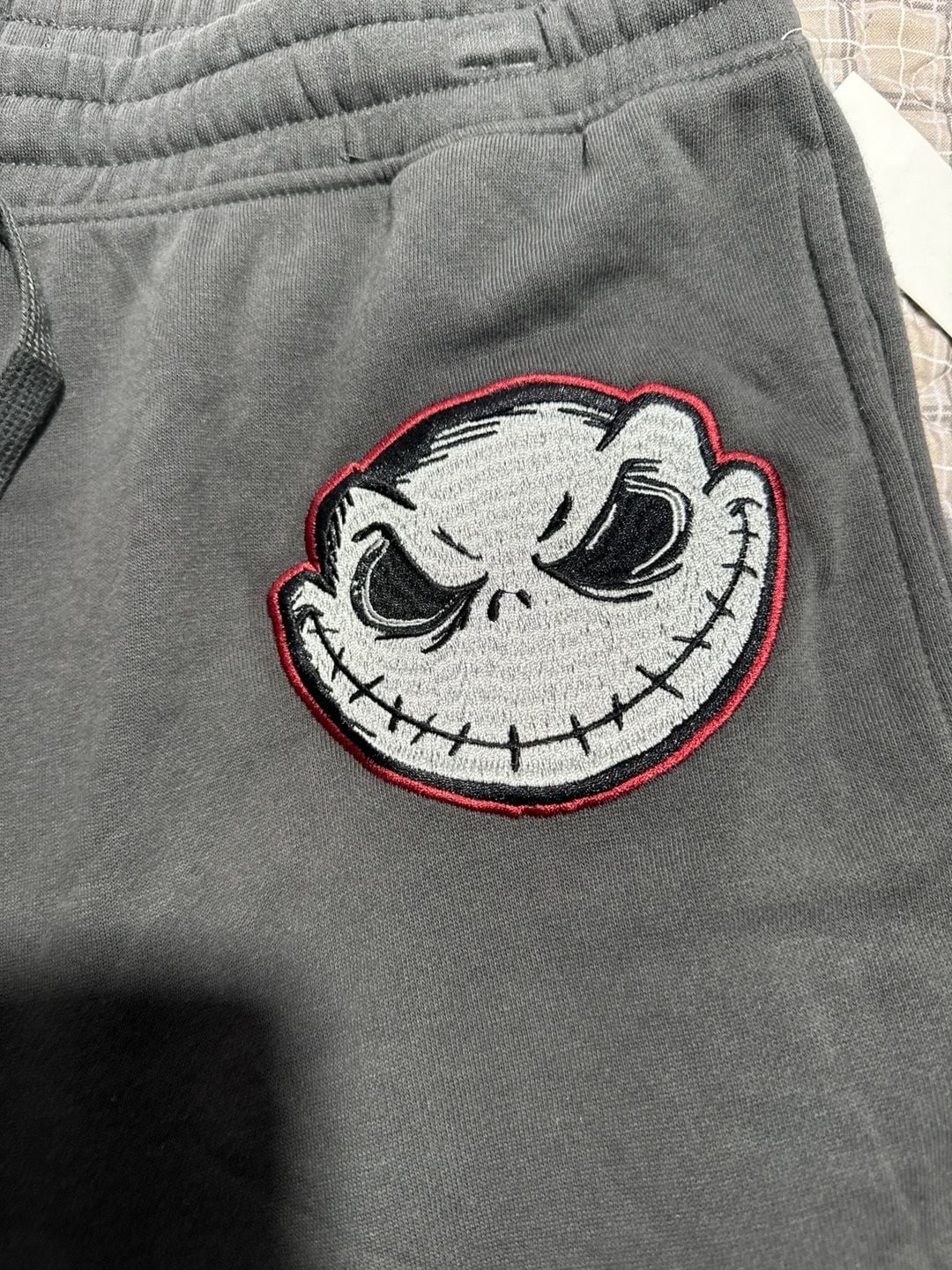 The Nightmare Before Christmas Jack Skellington "I Am Your Worst Nightmare" Jogger Sweatpants 4