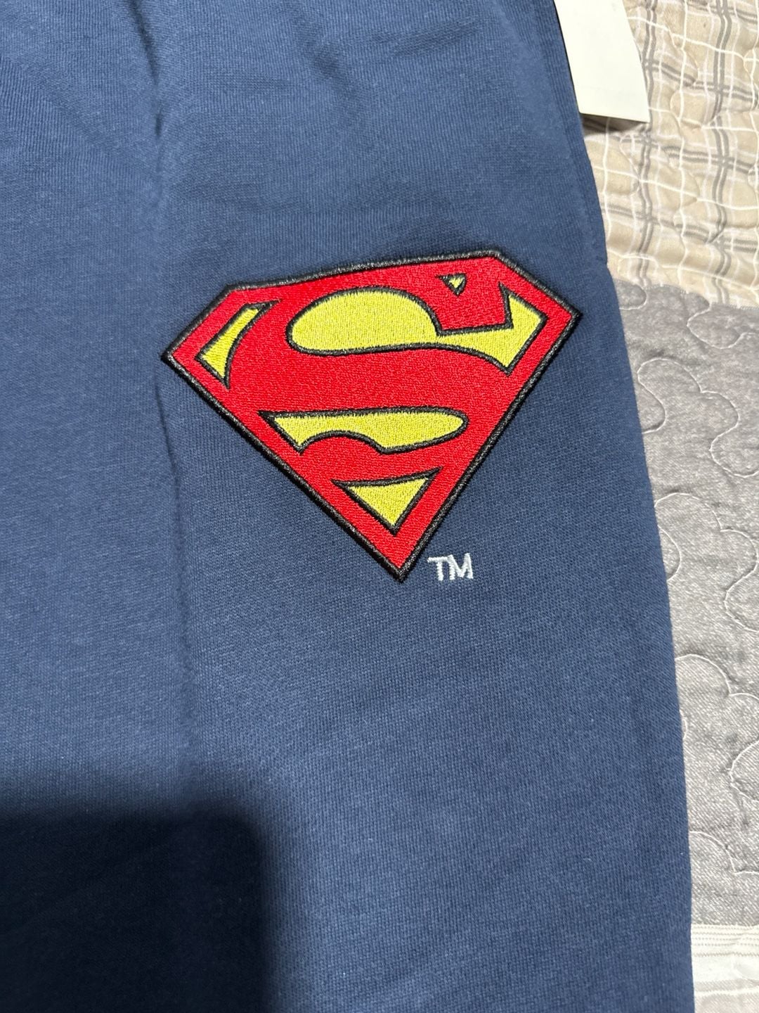 DC Comics Superman 'Man of Tomorrow' Navy Blue Sleep Pajama Lounge Pants 3