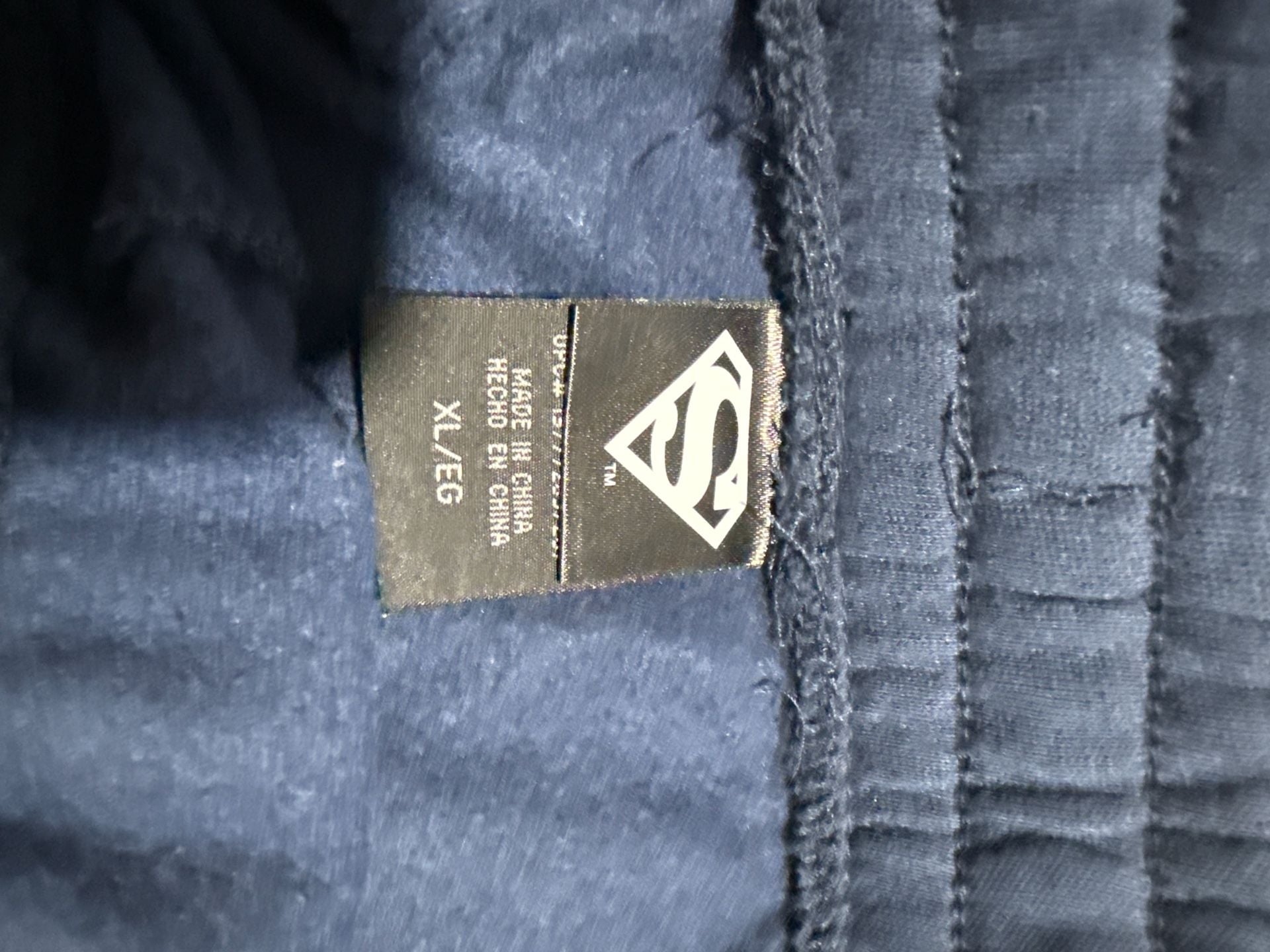 DC Comics Superman 'Man of Tomorrow' Navy Blue Sleep Pajama Lounge Pants 4