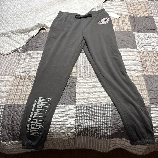 The Nightmare Before Christmas Jack Skellington 'I Am Your Worst Nightmare' Graphic Jogger Pants