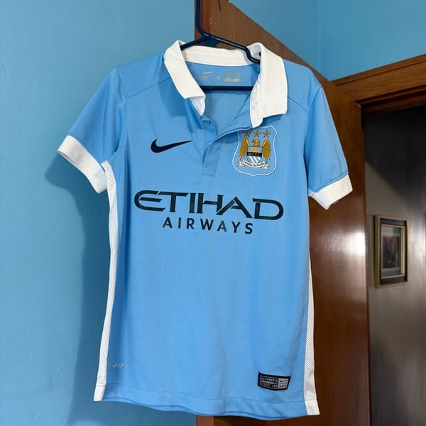 2015-2016 kids Nike Manchester City Home Jersey