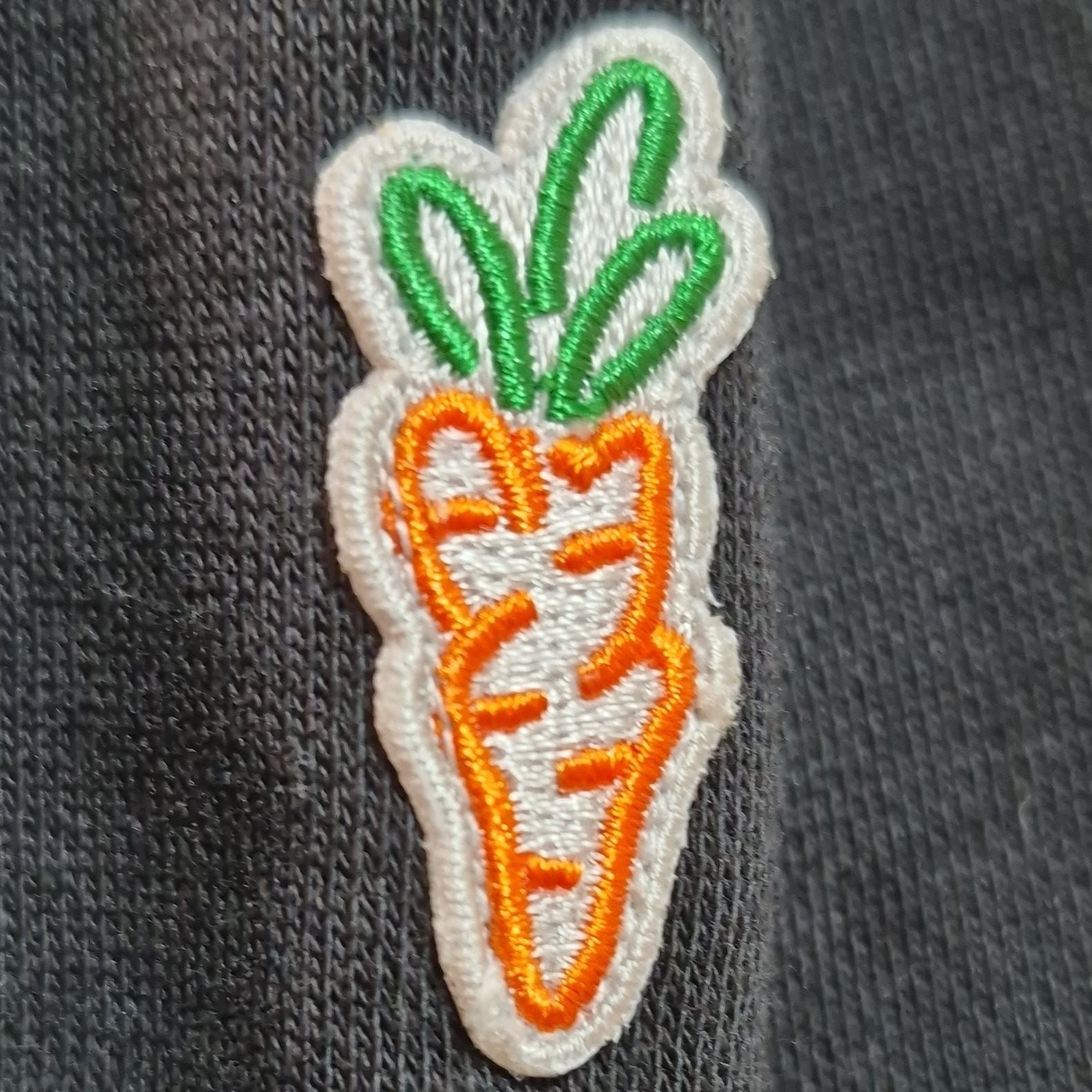 Carrots x Brisk Collab Embroidered Hoodie Black/Pink/Green M 6