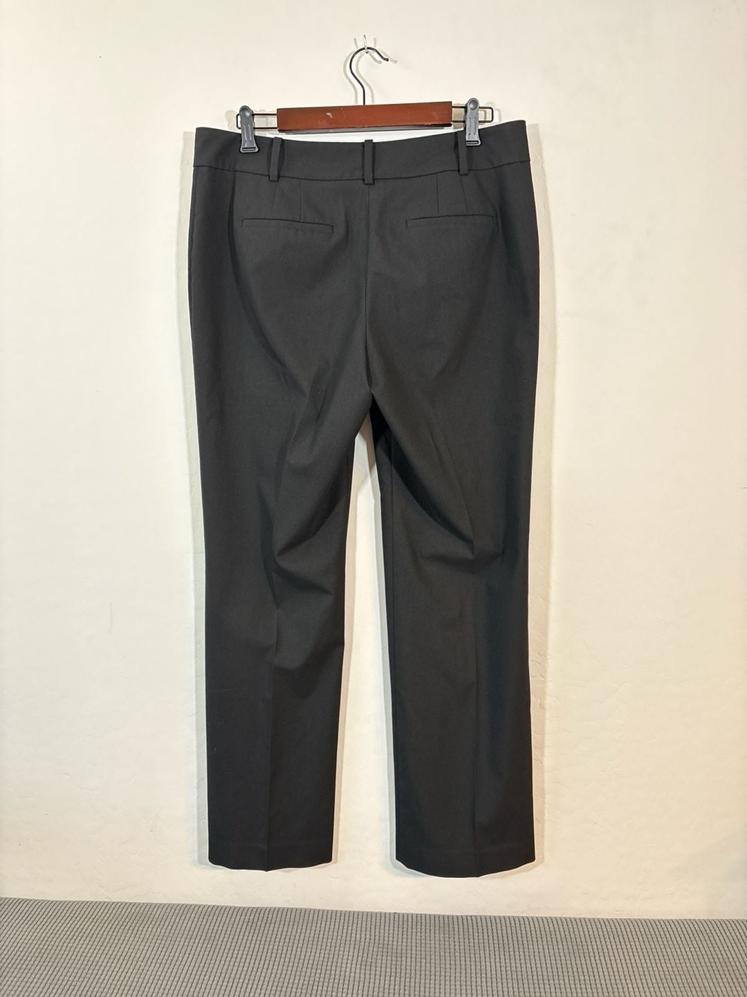 Ann Taylor Signature Black Seasonless Stretch Straight Leg Dress Pants Size 10 3