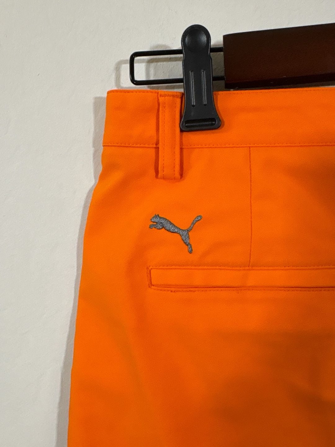 Puma Boys Essential Golf Tech Shorts Vibrant Orange Size XL 14-16 4