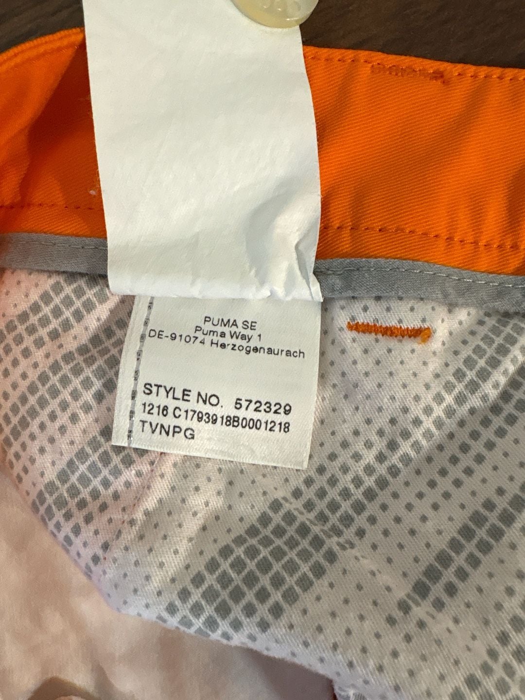 Puma Boys Essential Golf Tech Shorts Vibrant Orange Size XL 14-16 6