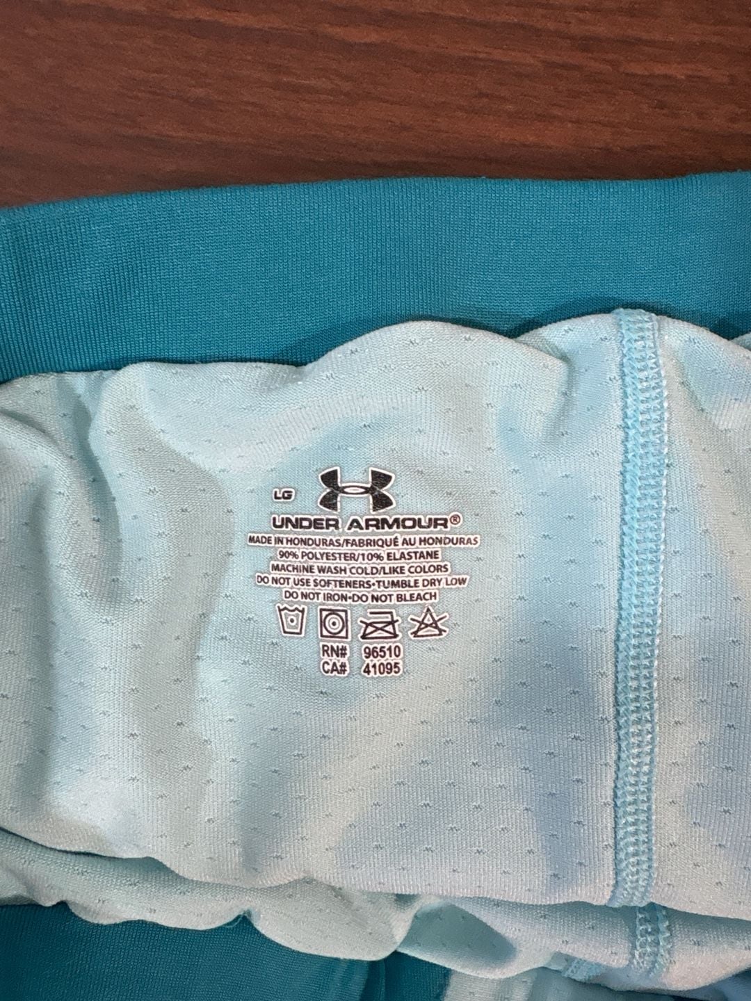 Under Armour Women's Teal Blue Performance Tennis Golf Skort Size Large 5