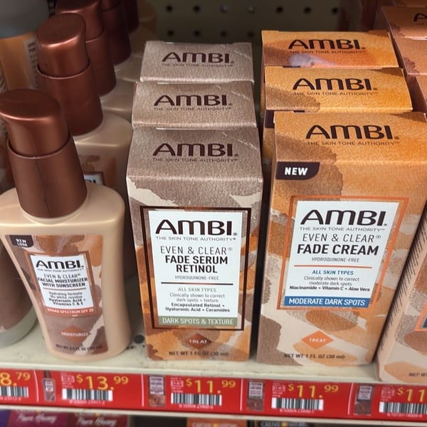 Ambi Even & Clear Fade Serum Retinol Dark Spot & Texture Treatment