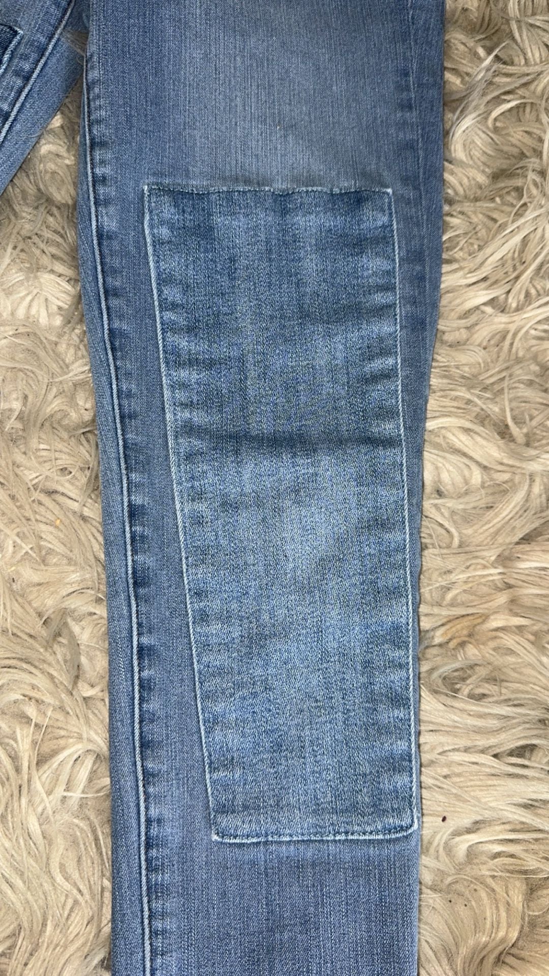 American Eagle 360 Super Stretch Skinny Patchwork Jeans Size 2 Regular 5