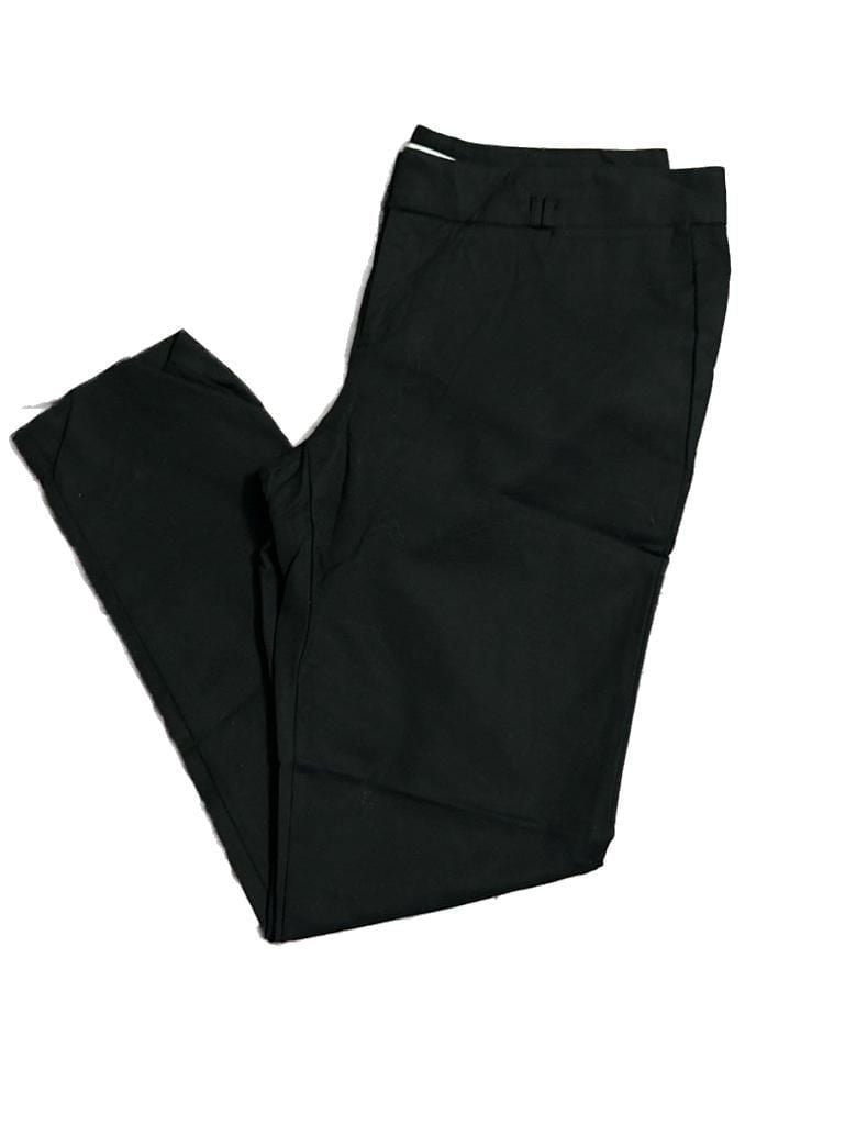 Calvin Klein Women's Black Cotton Blend Slim Fit Ankle Pants Size 12 1