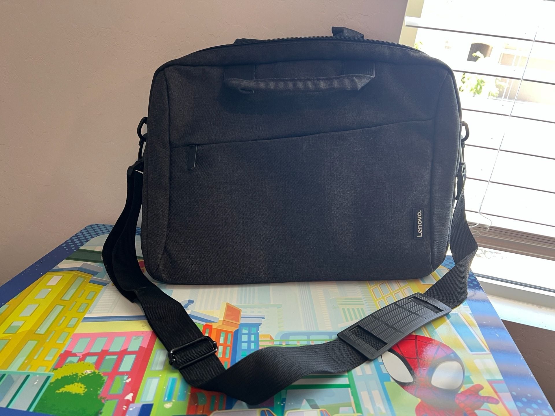 Lenovo 15.6 Inch Laptop Casual Toploader T210 Case Messenger Bag Grey 5