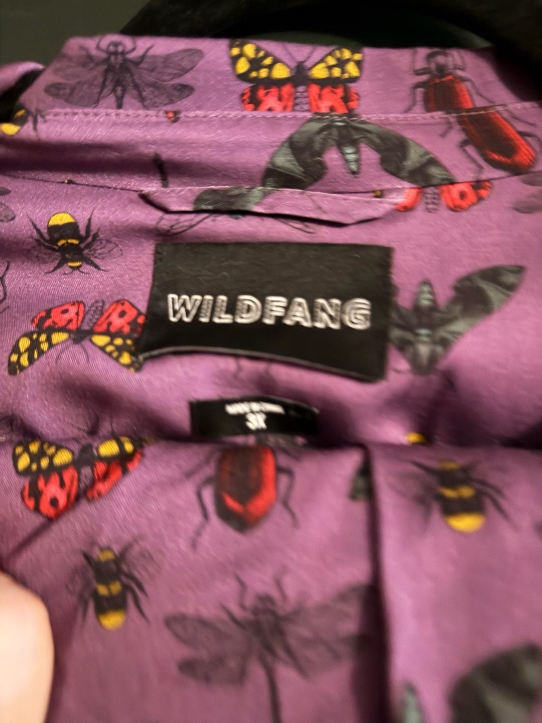Wildfang Empower Insect Grape Double-Breasted Blazer & Slim Crop Pant Suit Set 2