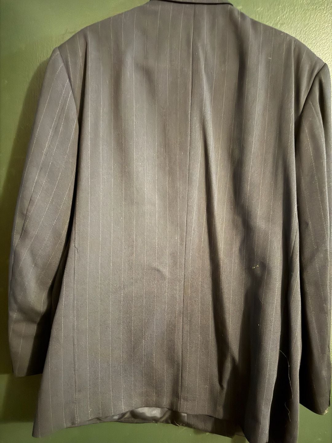 Vintage Tallia Uomo Double Breasted Pinstripe Suit Jacket 2