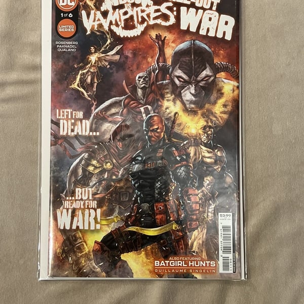 DC vs. Vampires: All-Out War #1 — Limited Series Comic, Variant Cover, Deathstroke