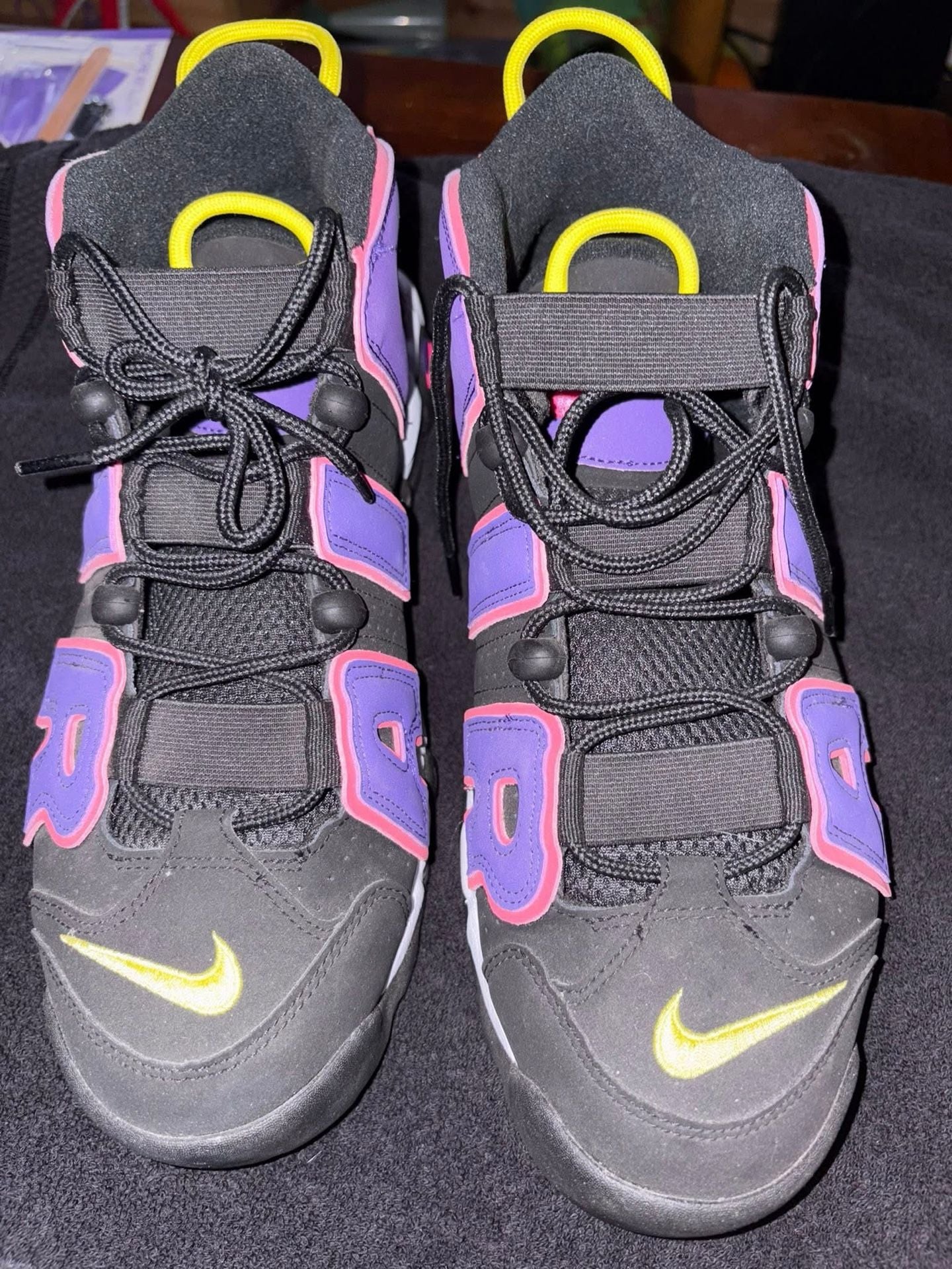 Nike Air More Uptempo '96 Black Court Purple Hyper Pink DZ5278-001 1