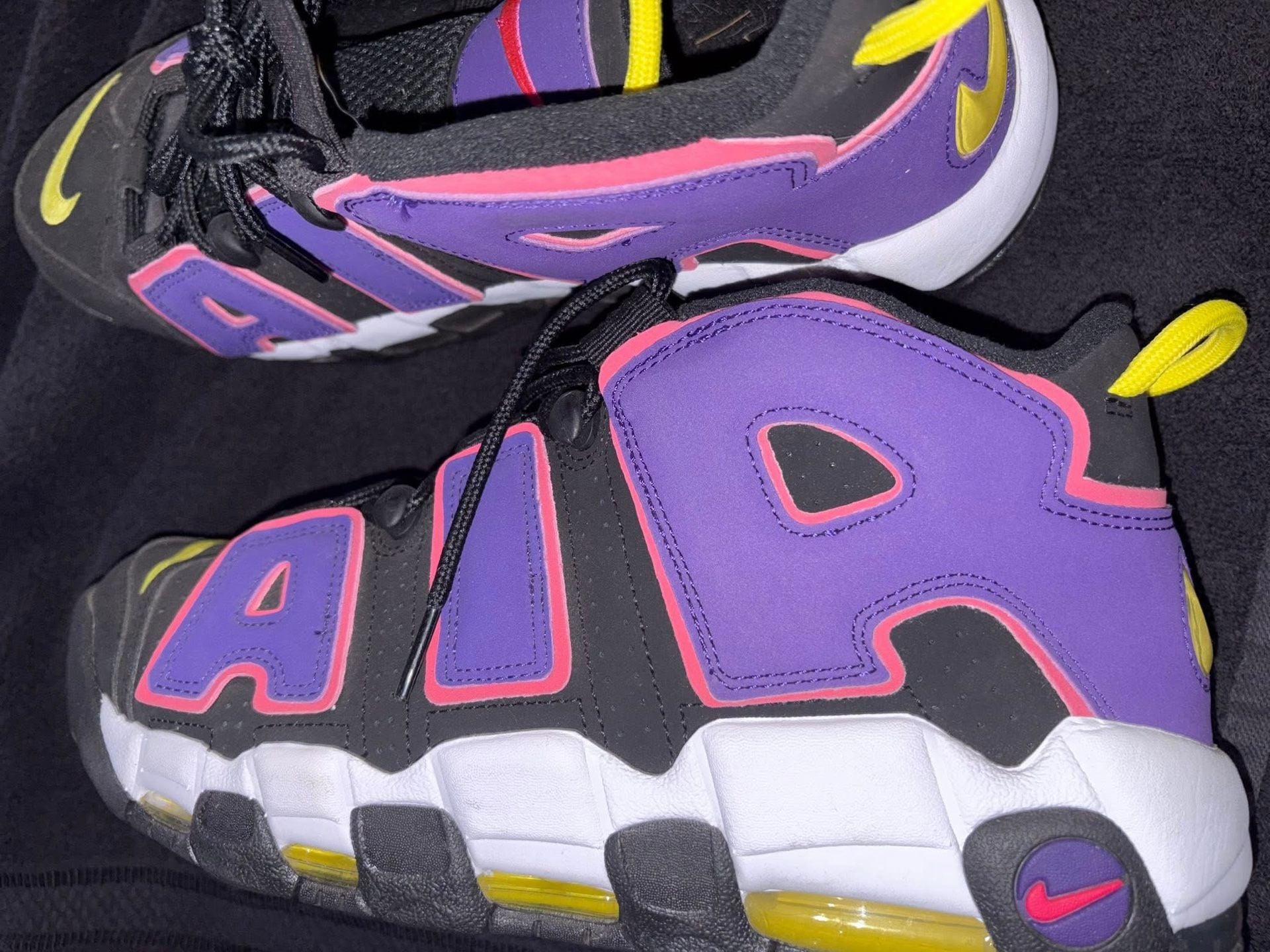 Nike Air More Uptempo '96 Black Court Purple Hyper Pink DZ5278-001 2