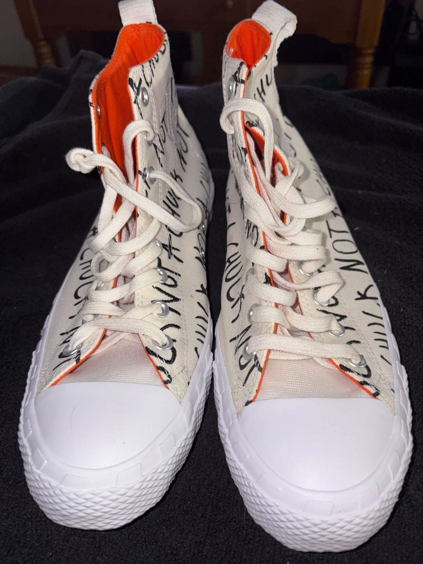 Converse Chuck Taylor All-Star 70 Hi UNT1TL3D Not a Chuck White Mandarin Orange 2
