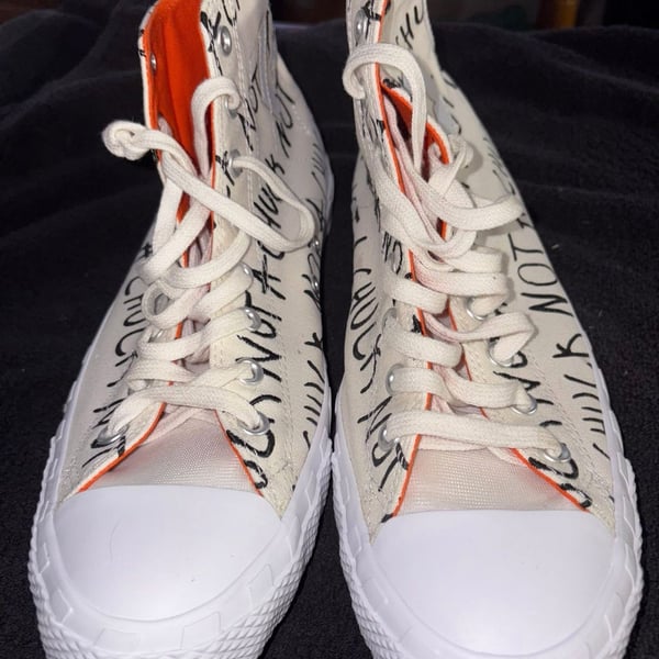 Converse Chuck Taylor All-Star 70 Hi UNT1TL3D Not a Chuck White Mandarin Orange