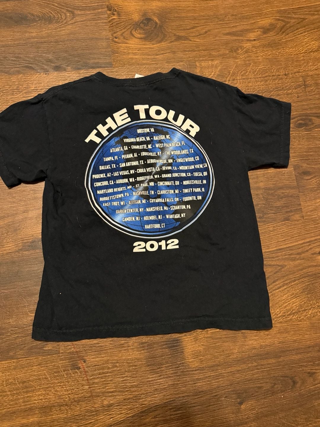KISS 2012 The Tour Concert Graphic T-Shirt Youth Large 4