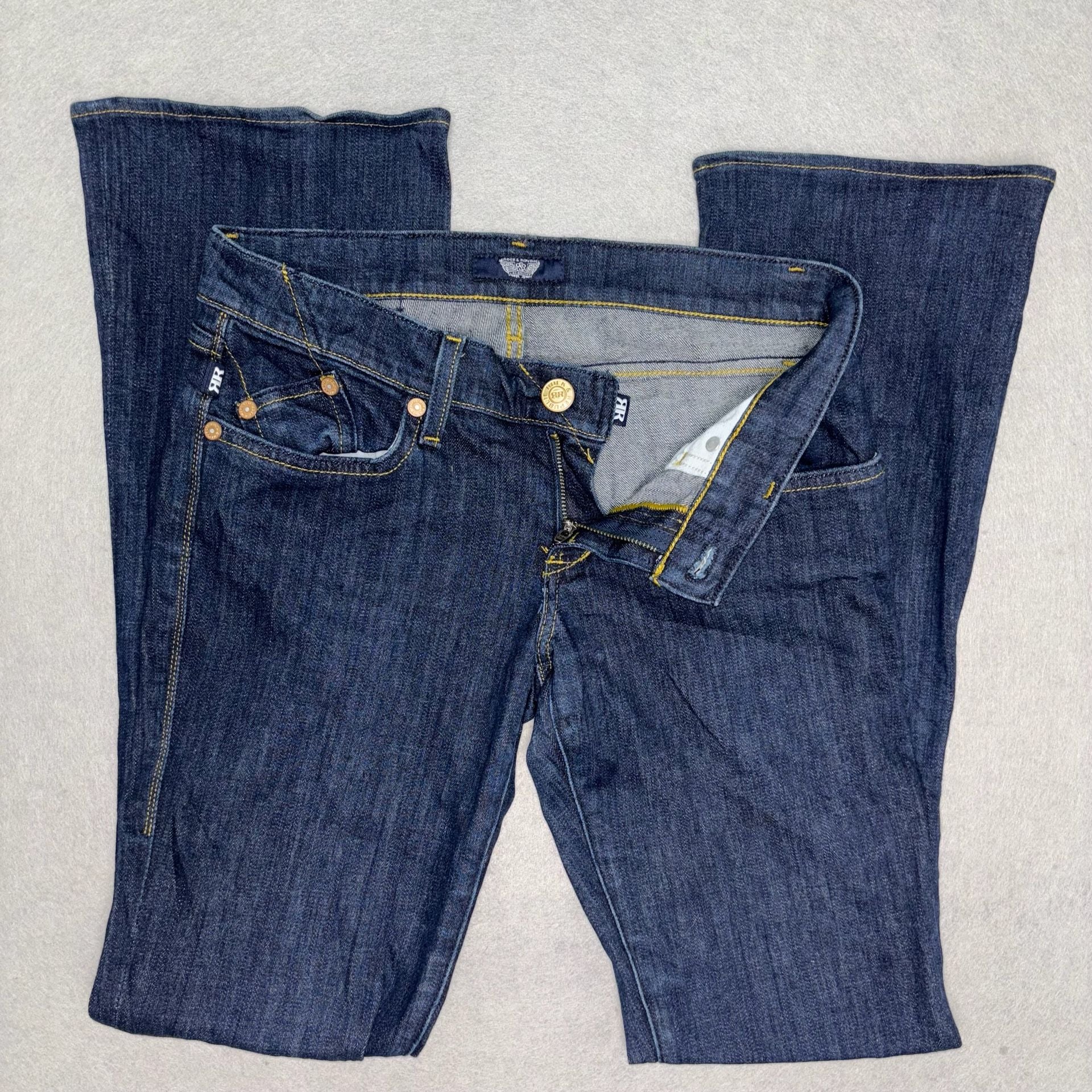 Rock & Republic Women's 26 Kasandra Dark Wash Bootcut Denim Jeans 4