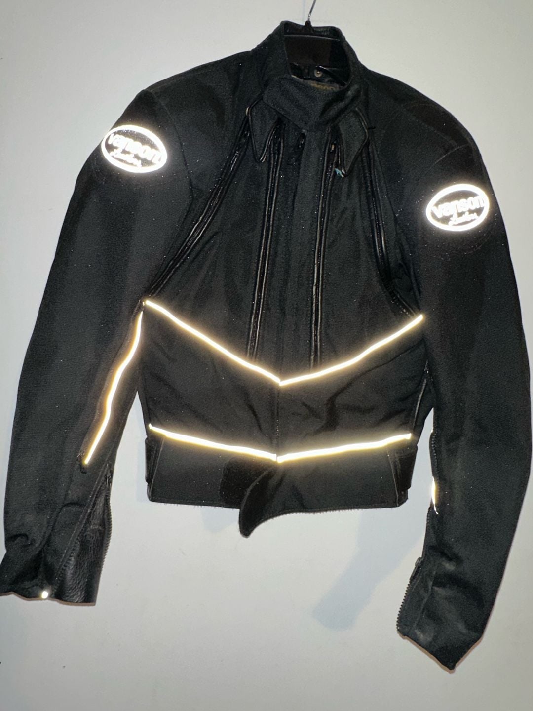 Vanson Cobra Mark Falcon Cordura Textile Motorcycle Jacket Armor small women 11