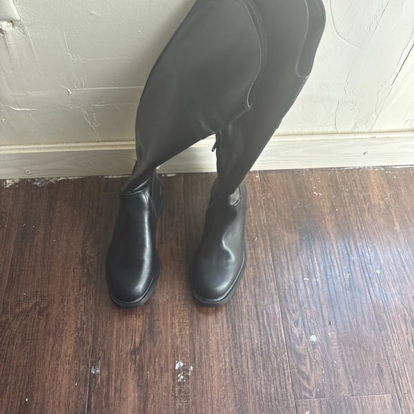 Sam Edelman Lerue Vegan Leather Over-the-Knee Platform Boots