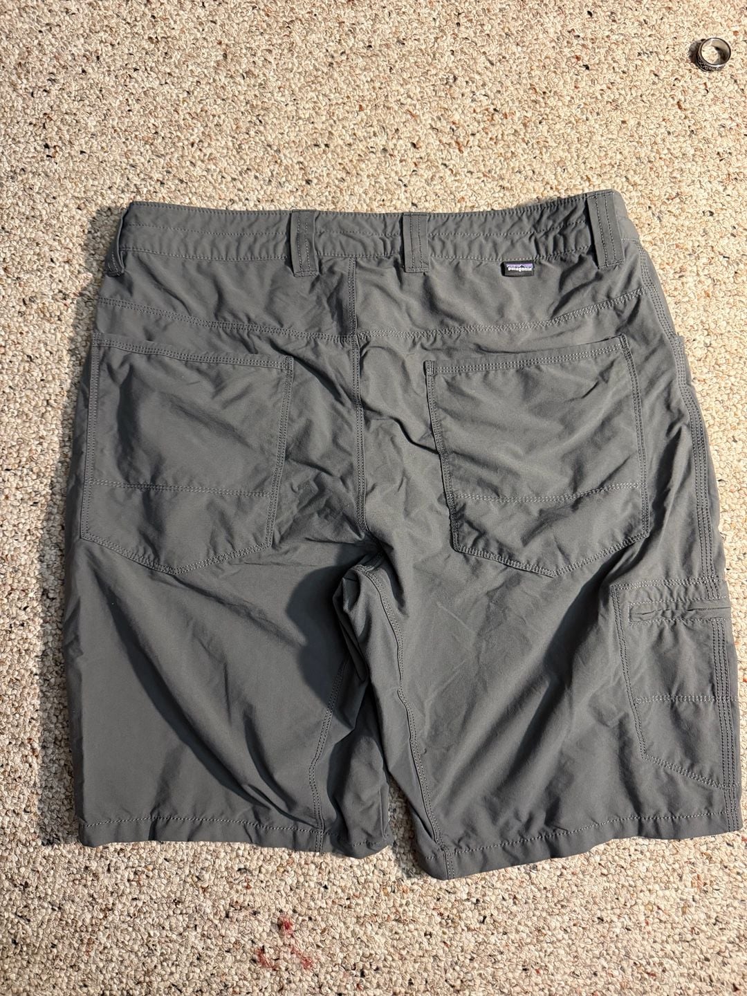 Patagonia Men's Quandary Shorts Forge Grey Size 34 3