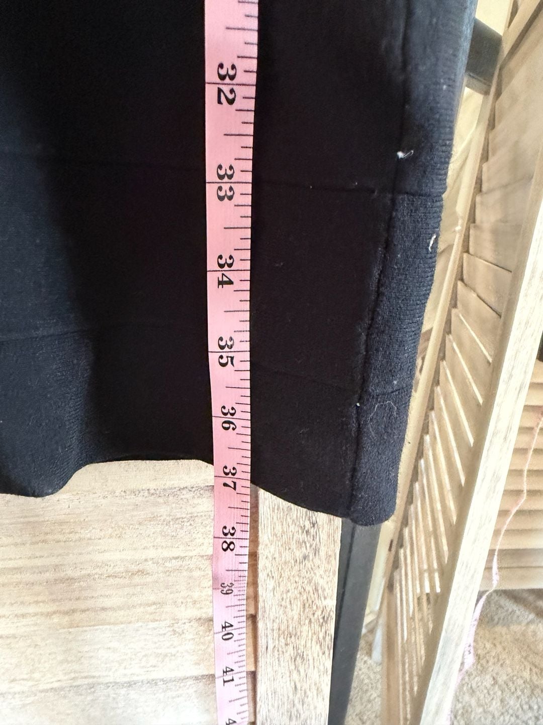 EUC Leith Black Ribbed Bodycon Cami Midi Dress Size L 4
