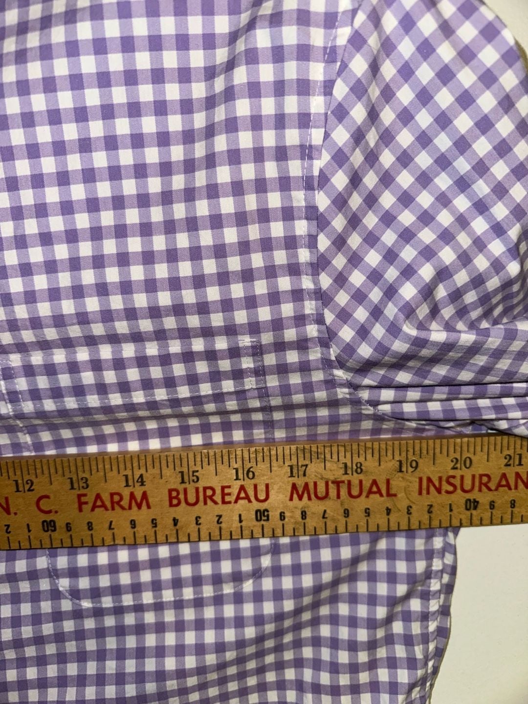 Vineyard Vines On-The-Go Performance Gingham Button Down Shirt brrr° Purple 6