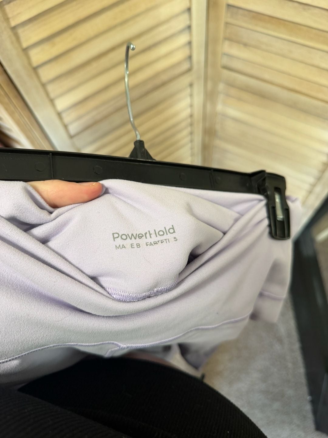 EUC Fabletics PowerHold High-Waisted Pocket 7/8 Leggings in Lavender 2XL 4
